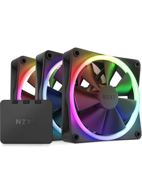 F120 RGB Black 120 mm Fan (Set of 3) RF-R12TF-B1