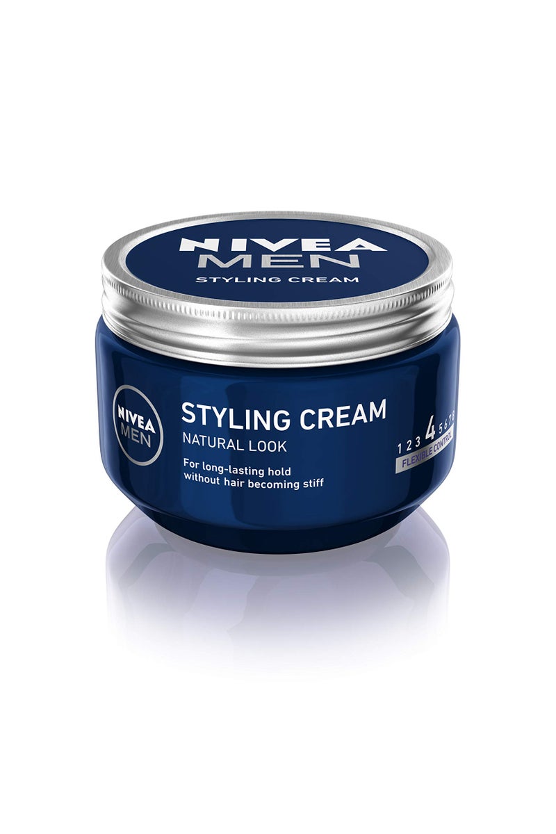 NIVEA MEN Styling Cream im 3er Pack (3 x 150ml), Haarcreme für formbaren Halt ohne zu verhärten, flexibles Haargel für einen Natural Look - Image 2