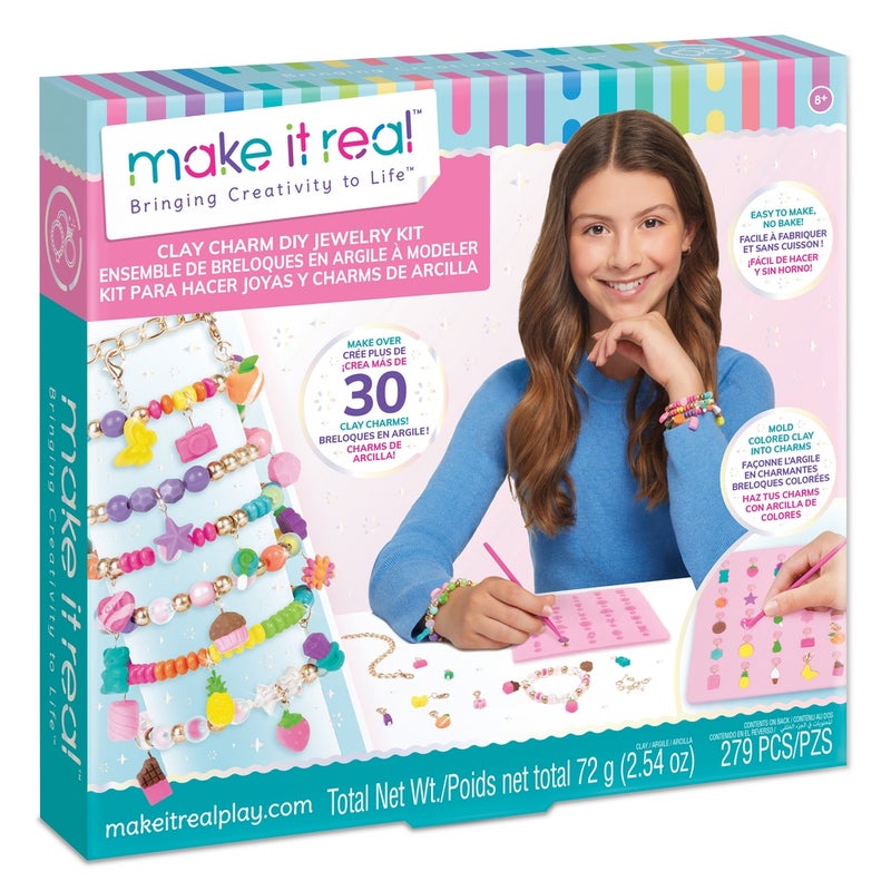 Make It Real - Clay Charm Factory: DIY Jewelry 279 Pieces - 1422 - Image 1