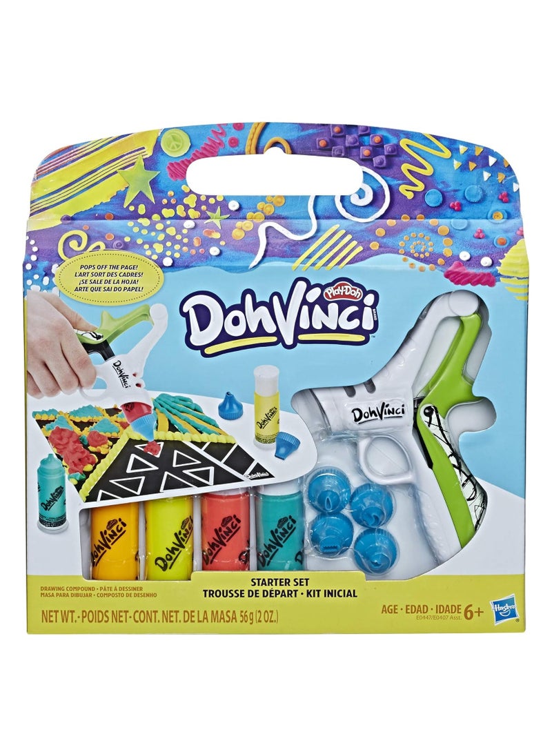 Play-Doh Play-Doh DohVinci Starter Set with Drawing Tips  - Image 1