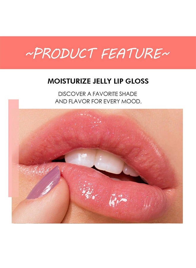 JOVIALITY Fat Perks Plump Lips Oil, Hydrating Tinted Lips Oil Gloss, Smooth Glossy Finish Lips Glow Oil, Moisturizing And Nourishing Shiny And Vegan Big Brush Head Lips Oil, Non-Sticky Formula - Image 5