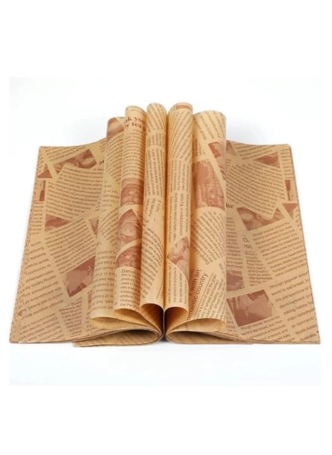 Baking Paper, Greaseproof Paper, Cheese Paper Chips Paper for Basket, Sandwich Paper Burger Paper, Environmentally Friendly Baking Paper, size (5 M * 30 CM) (1pc)