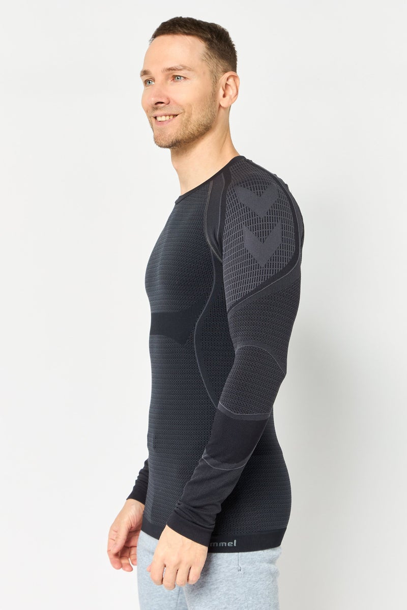 Hummel تي شيرت تدريب طويل الأكمام للرجال، متعدد الألوان - Image 4