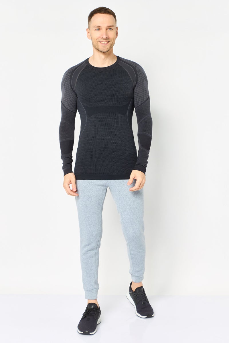 Hummel تي شيرت تدريب طويل الأكمام للرجال، متعدد الألوان - Image 3