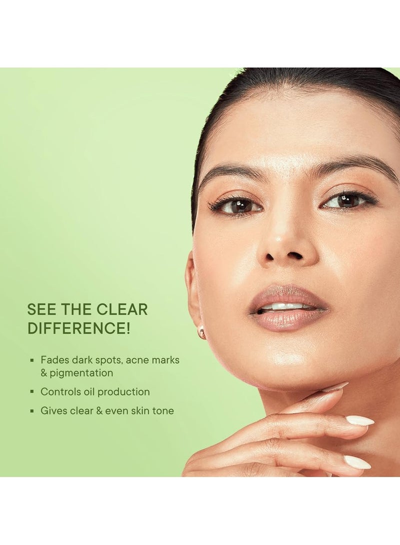 Quench Clear Skin Serum With Matcha Green Tea, Niacinamide & Hyaluronic Acid | Controls Oil Production | Fades Dark Spots, Acne Marks & Pigmentation | 30Ml  - Image 2