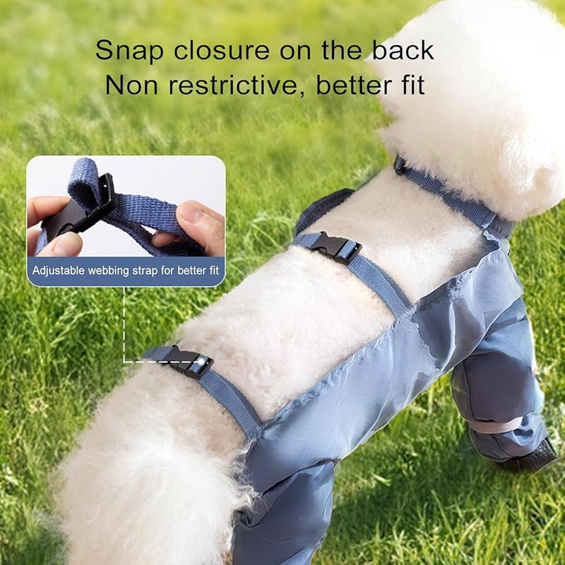 Memory Fabric Dog Pants With Boots Rainproof Paws Protectors For Outdoor Walking Running S Size - Image 5