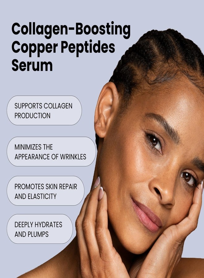 simplified skin GHK-Cu Peptide for Anti-Aging & Collagen Support - Copper Peptides Serum for Face - Firming & Hydrating Topical GHK Cu with Hyaluronic Acid, 1 Fl Oz - Image 4