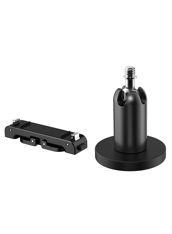 Metal Magnetic Quick Release Mount for Sports Camera Magnetic Adapter Mount Aluminum Alloy Quick Release with Magnetic Base Replacement for Insta360 GO3  - Image 2