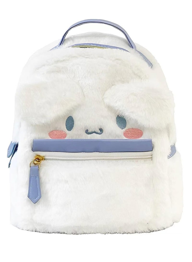Mochila Kawaii Anime Cute Mini Cartoon Bag My Melody Mochila Bolso PU Kuromi Schoolbags, Blanco Azul, Casual  - Image 1