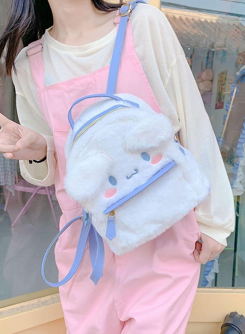 Mochila Kawaii Anime Cute Mini Cartoon Bag My Melody Mochila Bolso PU Kuromi Schoolbags, Blanco Azul, Casual  - Image 5