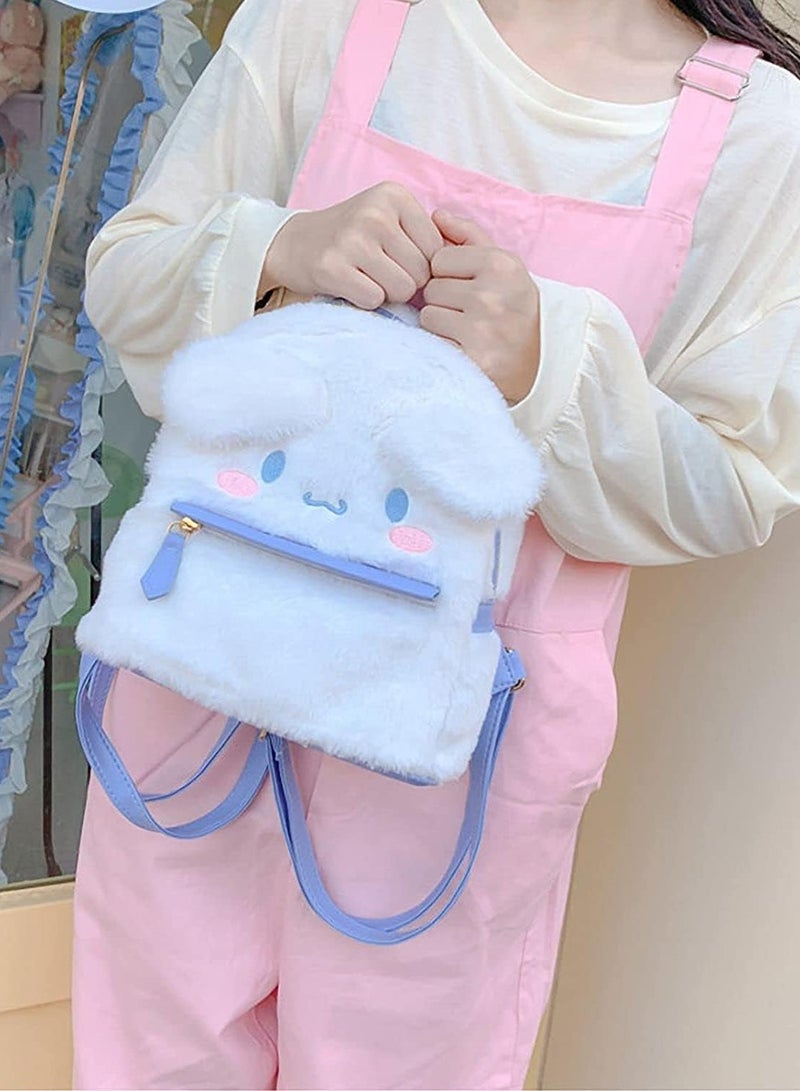 Mochila Kawaii Anime Cute Mini Cartoon Bag My Melody Mochila Bolso PU Kuromi Schoolbags, Blanco Azul, Casual  - Image 3