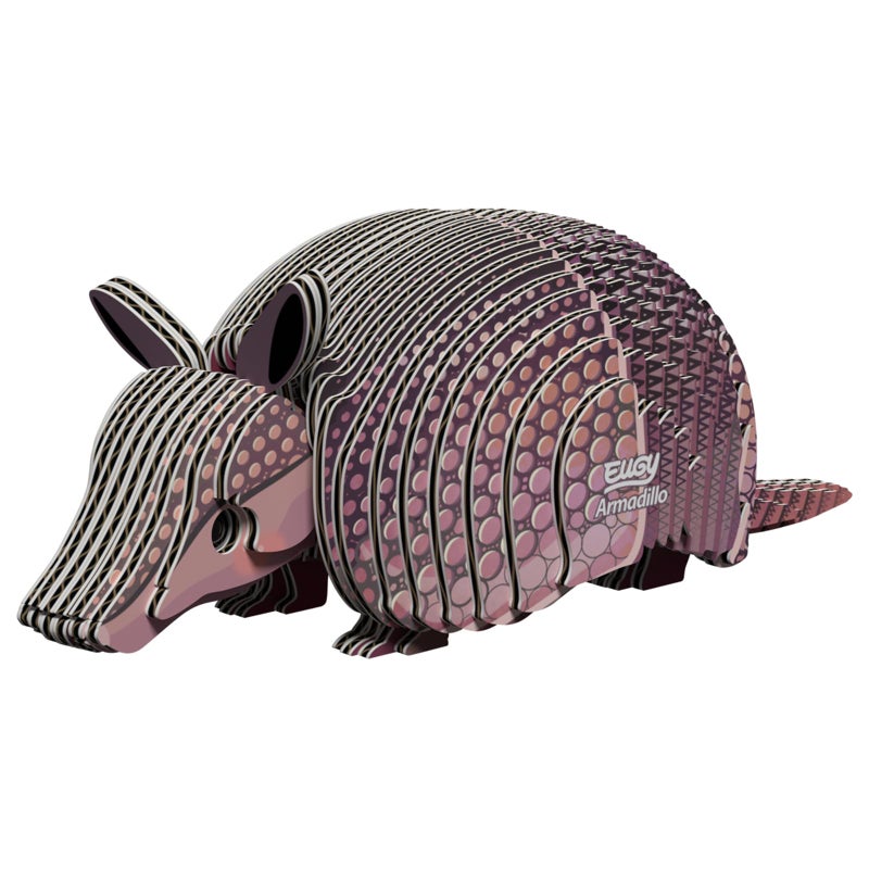 Eugy Armadillo 3D Puzzle 42 Piece EcoFriendly Educational Toy Puzzle for Boys Girls Kids Ages 6 - Image 3