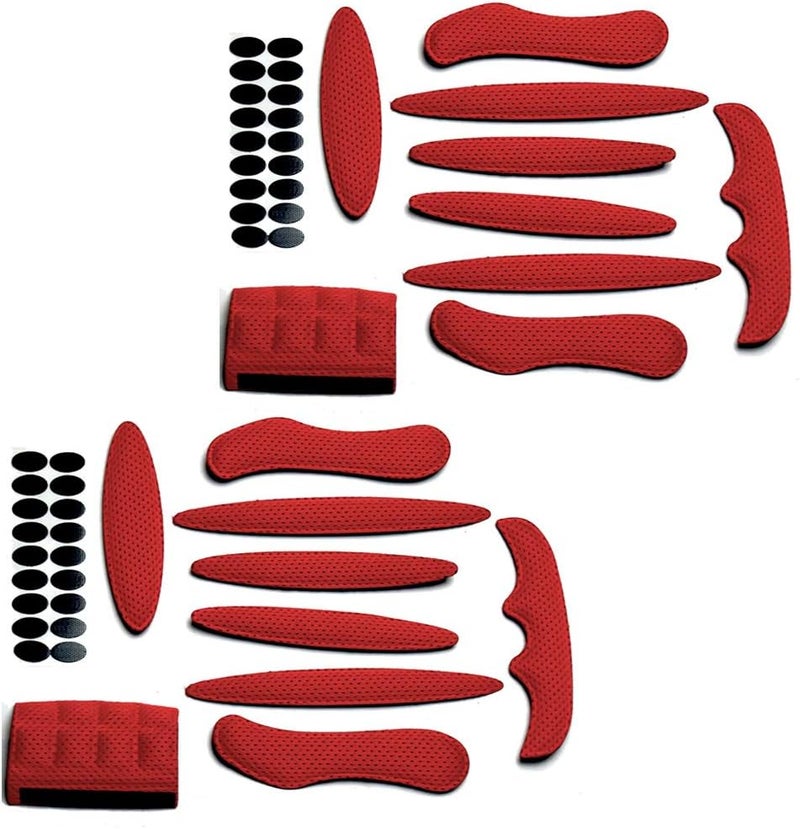 MTGHYARE Bike Helmet Padding Kit, Universal Bicycle Replacement Foam Pads Padding Set Helmet Cushions Mats for Bike Cycling Motorcycle Helmet - Image 1
