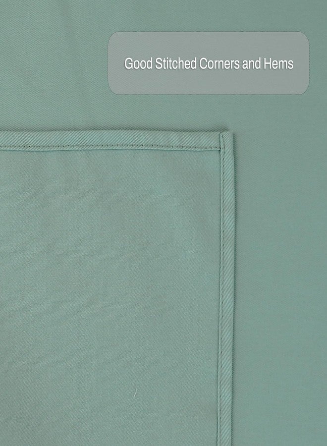 INFEI Solid Color Cotton Dinner Cloth Napkins - Set of 12 (17 x 17 inches) - for Events & Home Use (Sage Green) - Image 4