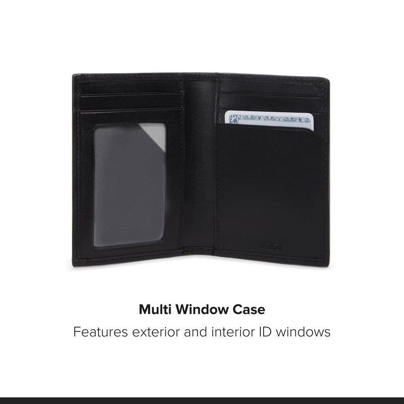 TUMI - Alpha Multi Window Card Case - Slim Profile Men's Wallet With ID Windows - Navy - Image 5