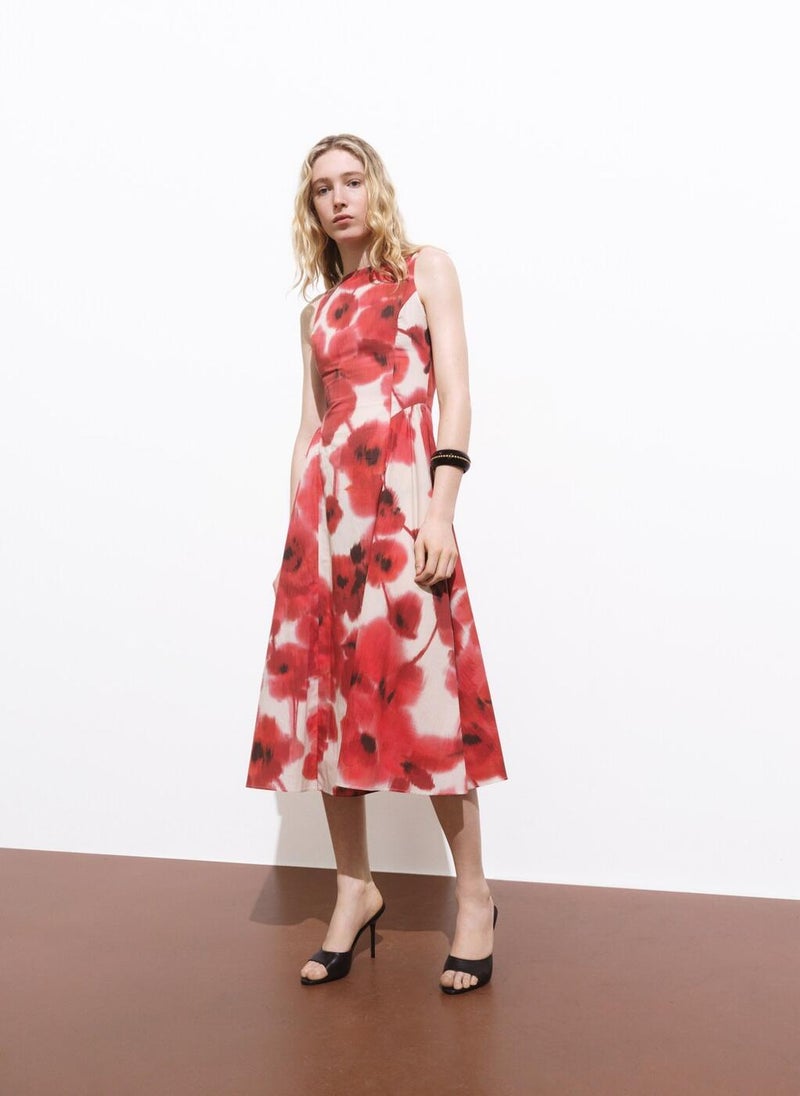 MANGO Floral Print Dress  - Image 1