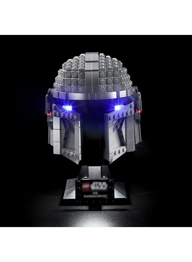 BRIKSMAX Led Lighting Kit For Star Wars The Mandalorian Helmet Compatible With Lego 75328 Building Blocks Model Not Include The Lego Set - Image 3