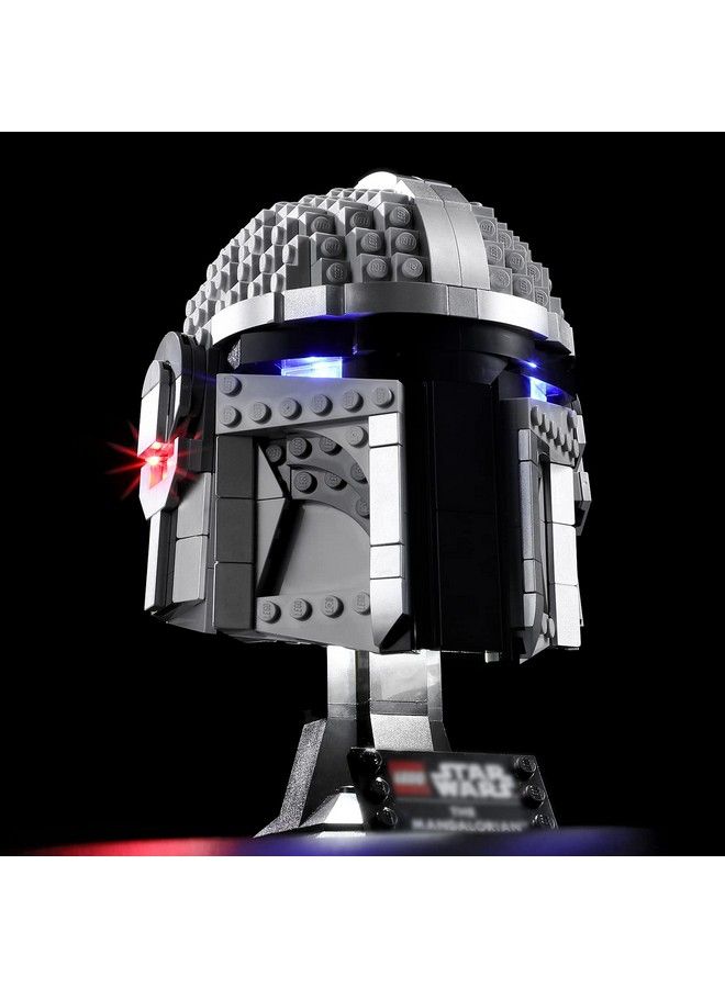 BRIKSMAX Led Lighting Kit For Star Wars The Mandalorian Helmet Compatible With Lego 75328 Building Blocks Model Not Include The Lego Set - Image 4