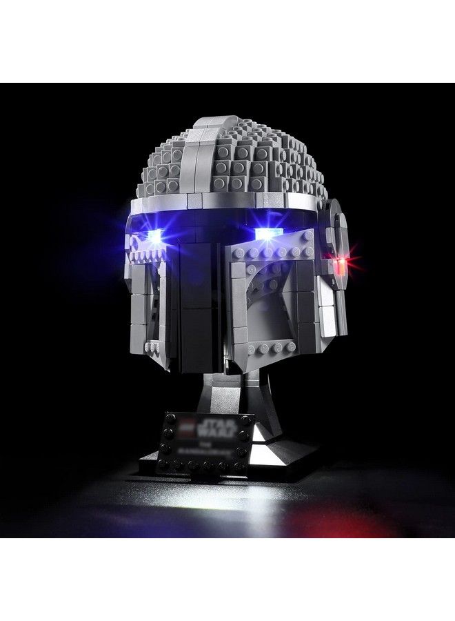 BRIKSMAX Led Lighting Kit For Star Wars The Mandalorian Helmet Compatible With Lego 75328 Building Blocks Model Not Include The Lego Set - Image 2