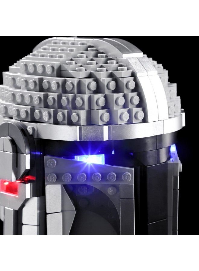 BRIKSMAX Led Lighting Kit For Star Wars The Mandalorian Helmet Compatible With Lego 75328 Building Blocks Model Not Include The Lego Set - Image 5