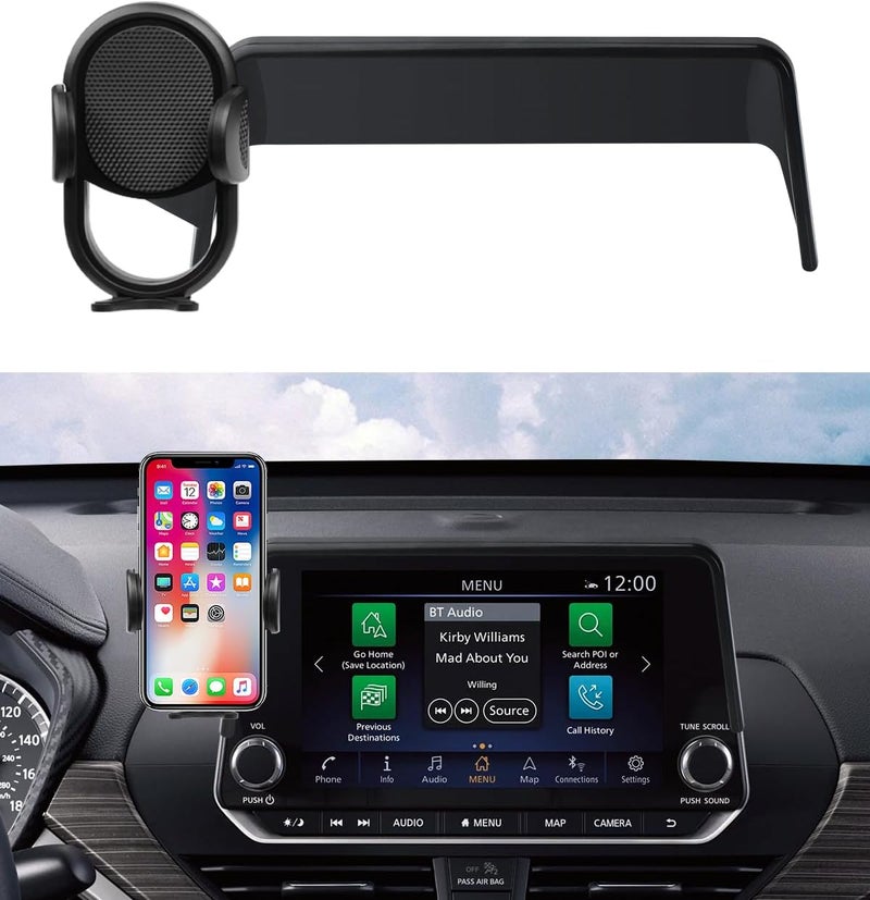 Autorder Car Phone Holder for 2021-2025 Nissan Rogue/2019-2025 Altima/2020-2025 Sentra Accessories Phone Mount 8-Inch Screen Cell Phone Automobile Cradles Hands-Free 360 Degree Rotation - Image 1