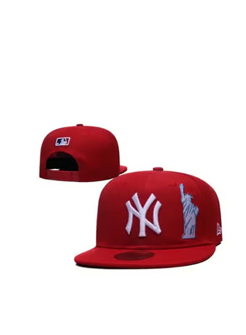 NEW ERA Embroidered Flat Brim Baseball Cap 