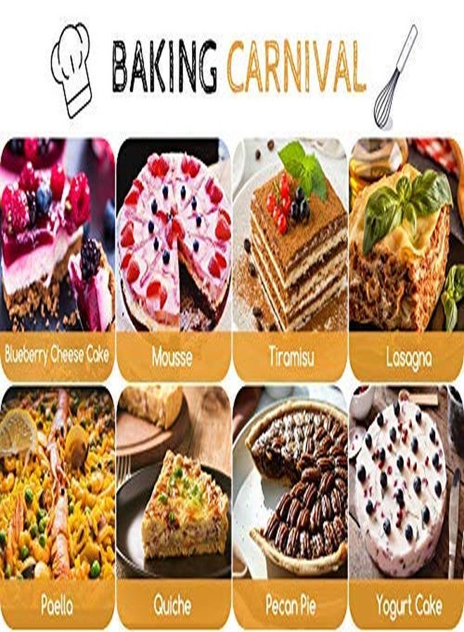 BAKING SET Teflon Round Cheese Cake Mould, Cooker with Removable Base, Non-Stick Cake Tins/Pan/Trays for Microwave, Oven and Bakeware, Black (18 cm) - Image 4