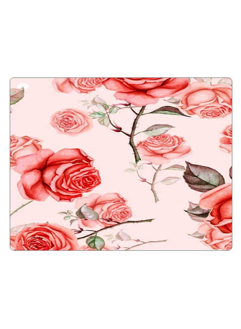 RKN Printed Anti-Slip Gaming Mouse Pad Red/Pink/Brown