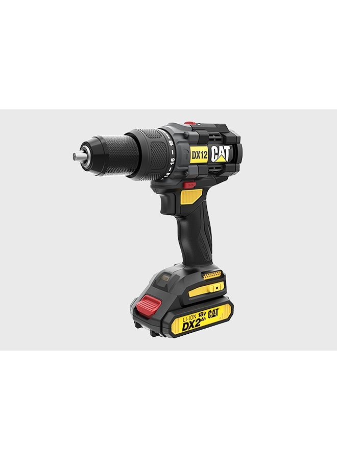 CATERPILLAR CAT DX12 Brushless Cordless Drill – 18V High Performance Power Drill Driver – Heavy Duty Wireless Drill for Professional & Home Use - 65N.m - Image 3