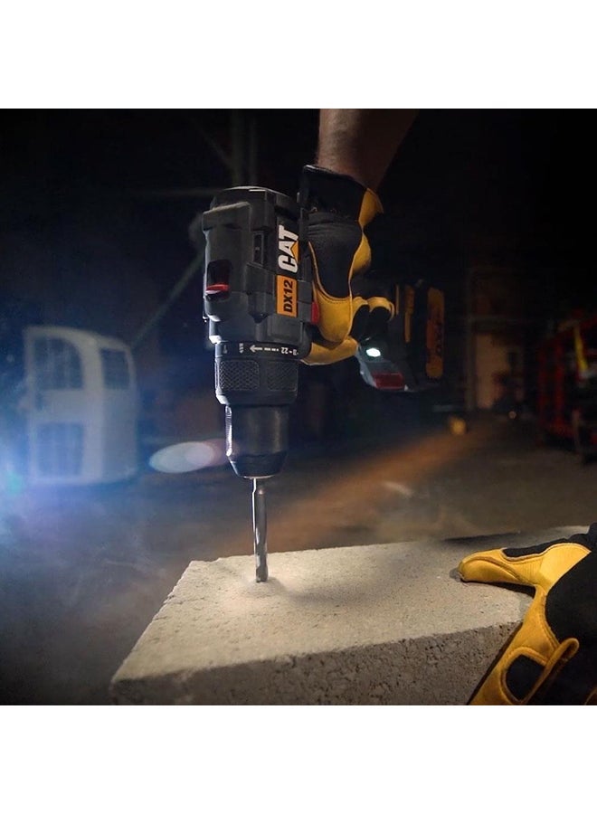 CATERPILLAR CAT DX12 Brushless Cordless Drill – 18V High Performance Power Drill Driver – Heavy Duty Wireless Drill for Professional & Home Use - 65N.m - Image 5