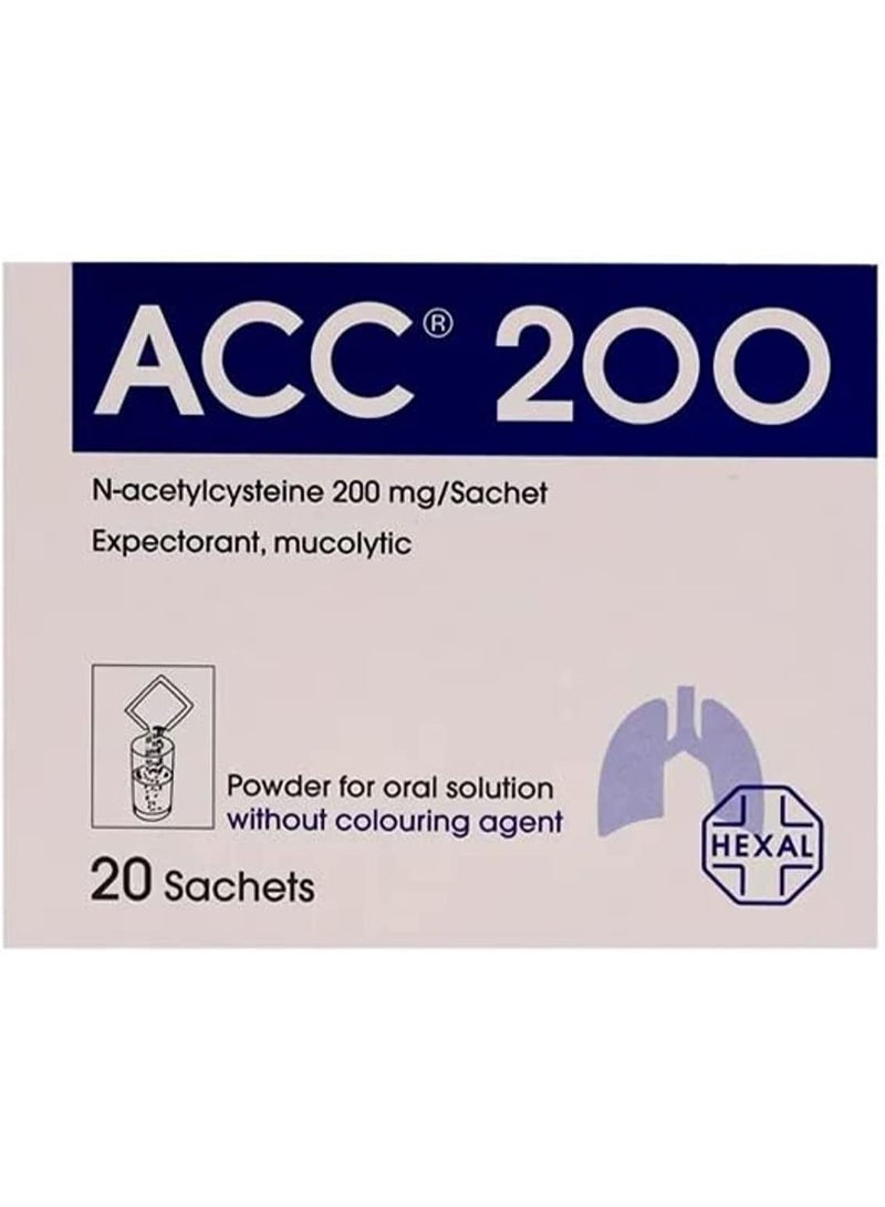 ACC ACC 200mg Sachet's 20'S  - Image 1