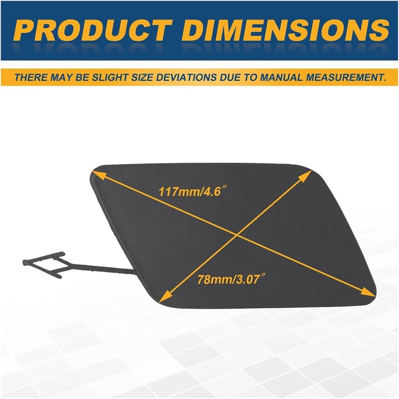 Vuzmode Front Bumper Tow Hook Cover for Buick Verano 2012-2017 - Image 3