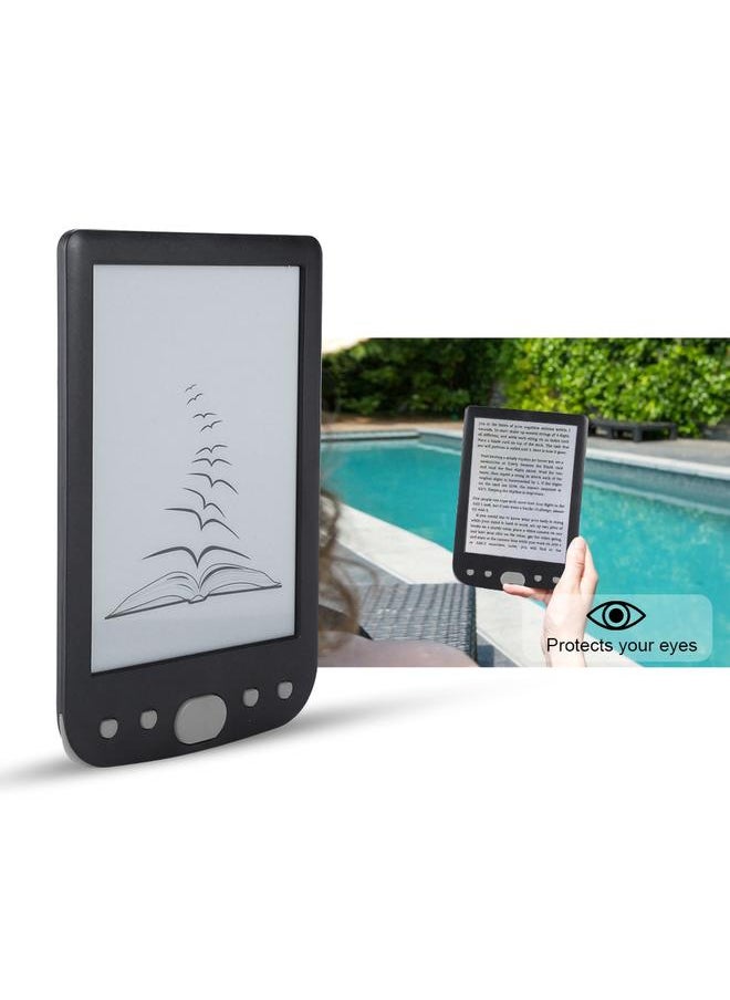 Thoraya - BK-6025L Portable 6inch 8G E book Reader Supports TF card Screen Lighting Grey - Image 1