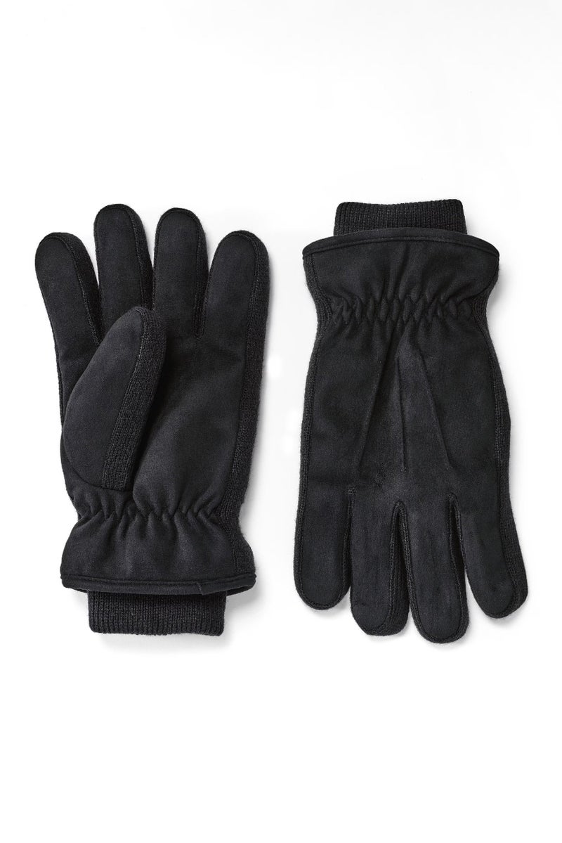 Tchibo Men 1 Pair Solid Gloves, Black - Image 2