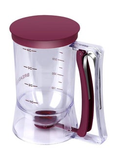 Generic Pancake Batter Dispenser - Kitchen Must Have Tool for Perfect Pancakes, Cupcake, Waffle, Muffin Mix, Cake & Crepe - Easy Pour Baking Supplies for Griddle - Pancake Maker with Measuring Label  - Image 1