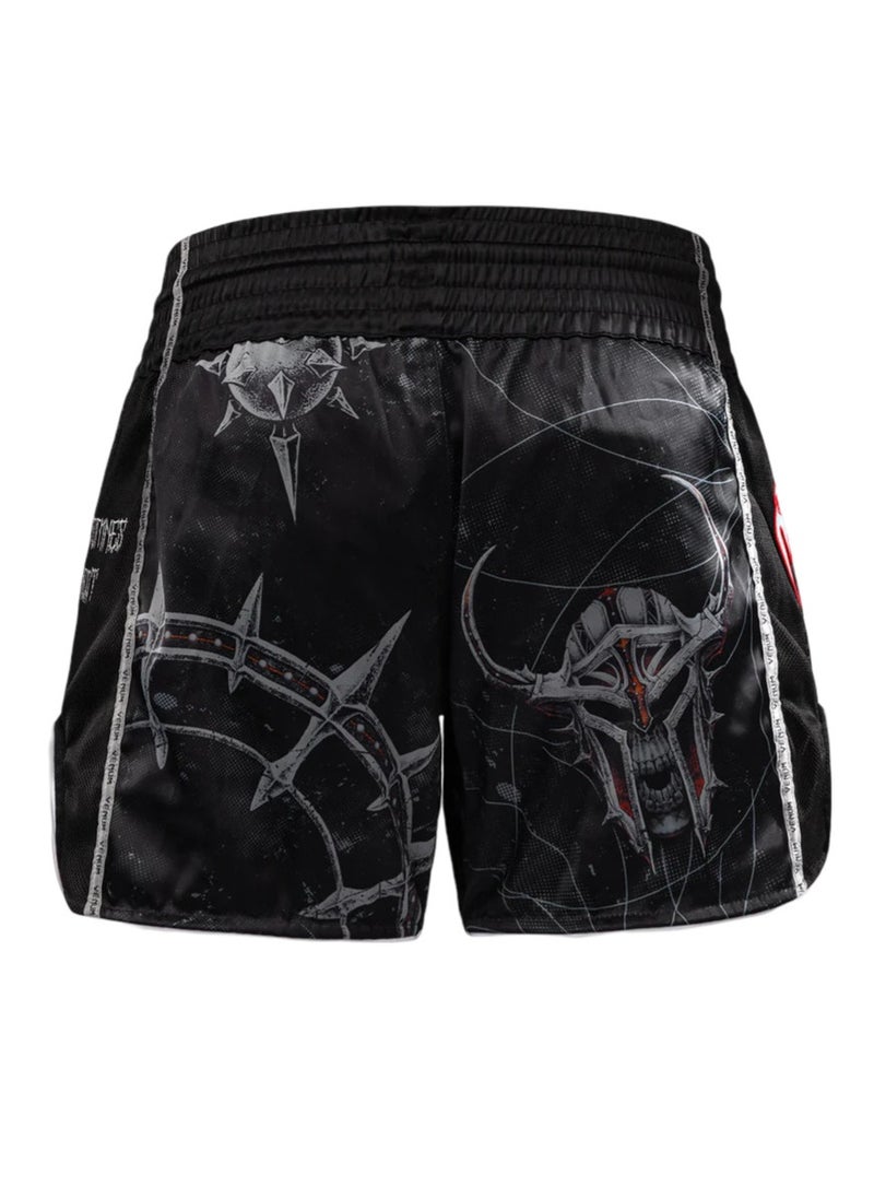 VENUM - Gladiator 5.0 Muay Thai Shorts Black/Neo Orange - Image 1