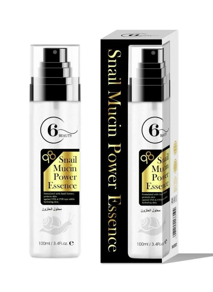 6 BEAUTY Mucin Power 98 Advanced Snail Formula Extract 100ml 