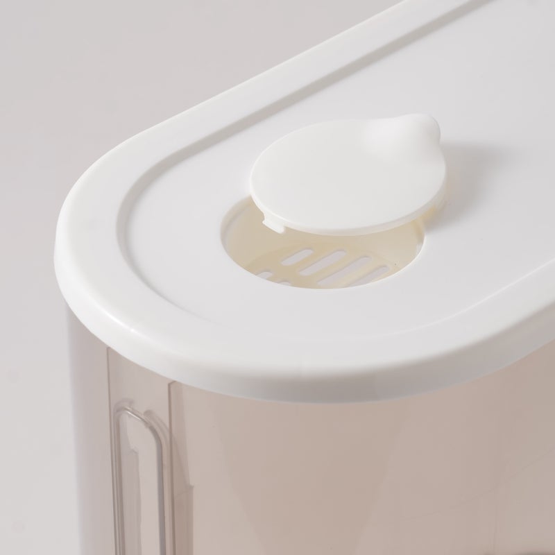 Alberto plastic rice dispenser, white 11kg - Image 4