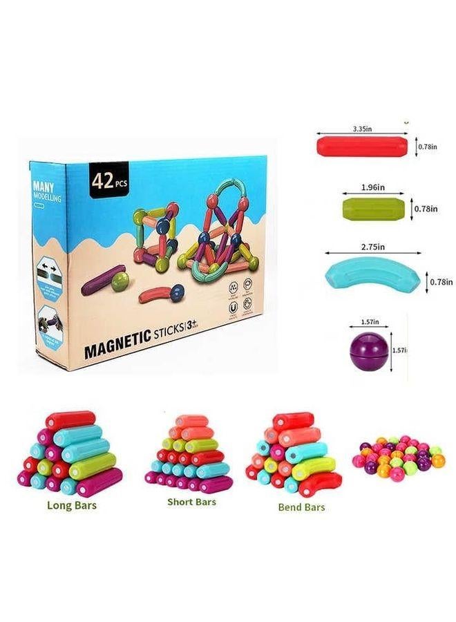 بازل مغناطيسي للأطفال - لعبة ممتعة - 42 قطعة - Image 2