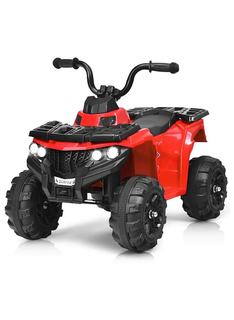 فاكتيوال تويز ركوب الأطفال على دراجة رباعية ATV كهربائية 6 فولت - أحمر  - Image 1
