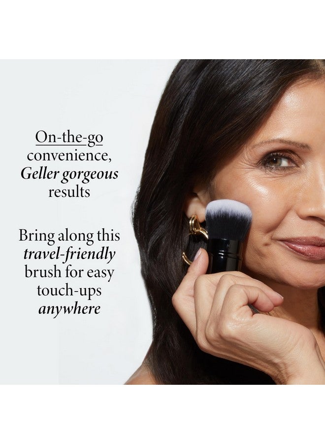 LAURA GELLER NEW YORK LAURA GELLER NEW YORK Retractable Airbrush Kabuki Brush for All Face Makeup & Foundation for Liquid, Cream and Powder Face Makeup With Aluminum Handle - Image 3