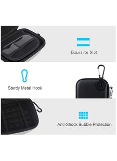 erorex Hard Drive Case for Western Digital WD My Passport Elements, Seagate Backup Plus Slim Canvio Basics Portable External Hard Drive 1TB 2TB 3TB 4TB 5TB USB 3.0 HDD Water Repellent Travel Bag,Black  - Image 5