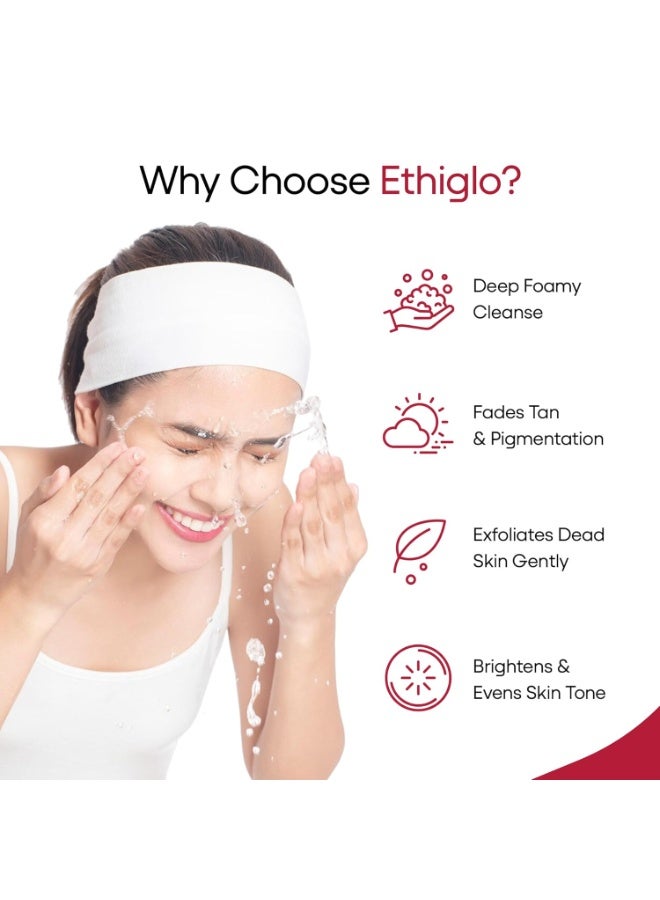 إيثيجلو غسول الوجه الرغوي إيثيغلو للتنظيف العميق لبشرة صحية وناعمة وملساء | يزيل الأوساخ والشوائب والزيوت الزائدة | مناسب لجميع أنواع البشرة | (200 مل) - Image 2