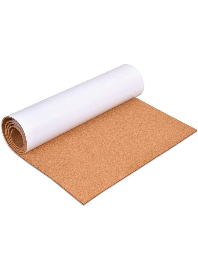 8mm Self-Adhesive Cork Board Roll,Thick Cork Boards for Walls, 40 x 127cm/ 16" x 50"Cork Board Roll for Office, Home, School/8MM - Image 1