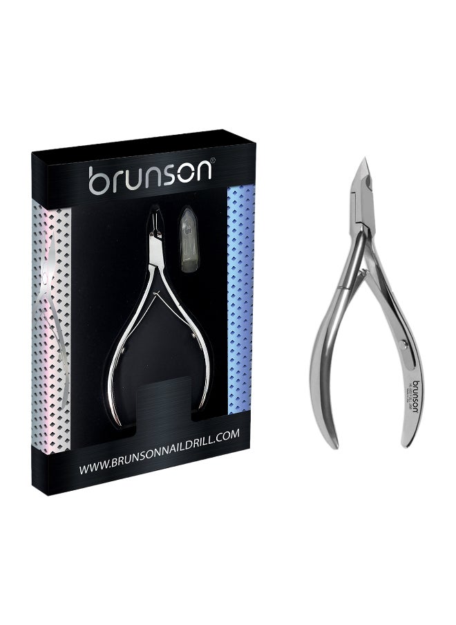 brunson Professional Cuticle Nipper Full Jaw 8mm Nail Cuticle Remover for Manicure Cuticle Dead Skin Remover  - Image 1