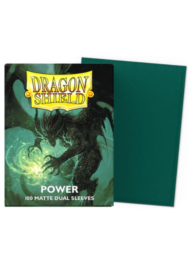 دراجون شيلد Arcane Tinmen ApS ART15063 Dragon Shield: Matte - Dual Power (Metallic Green) - Image 2