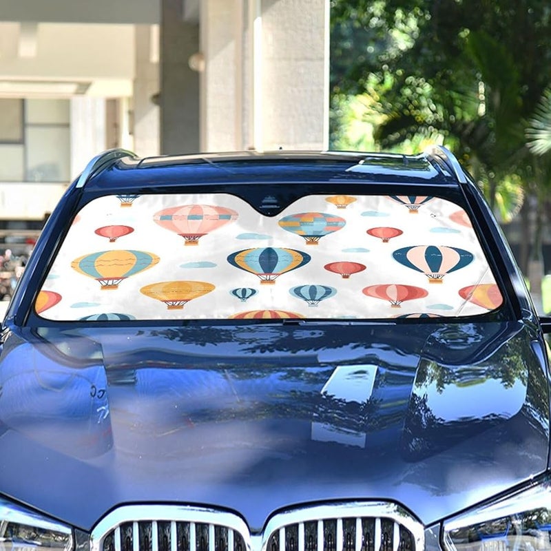 مظلة شمسية قابلة للطي لحماية زجاج السيارة من الأشعة فوق البنفسجية 57 × 31.5 بوصة - Image 5