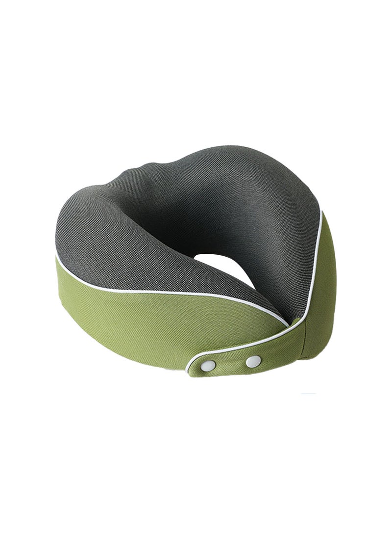 شاربدو وسادة سفر على شكل حرف U وسادة قيلولة قابلة للتخزين وتأتي بمقاس 28*27*10 سم (مع حقيبة تخزين واحدة) - Image 1