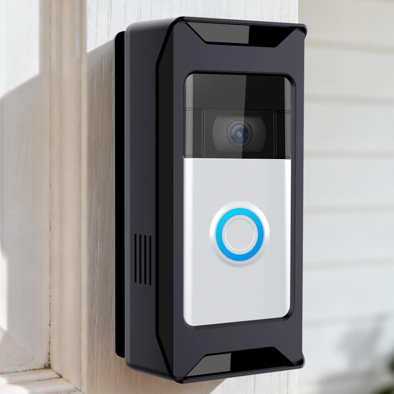TagRecove AntiTheft Video Doorbell Mount Compatible with RingBlink Wireless Camera Doorbell Adjustable Angle Mount NoDrill Battery Doorbell Bracket Accessories for Houses Apartments Businesses - Image 2