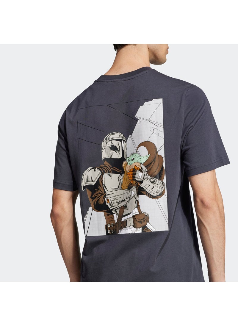 اديداس تيشيرت بقصة عادية مع رسمة خلفية - Image 4